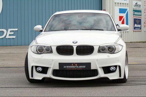 Kerscher Front Bumper M-Look for Fog Lamps, fits BMW 1-Series E81-E88