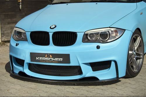Kerscher Front Spoiler Splitter for M-Look Bumper, fits BMW 1-Series E81-E88