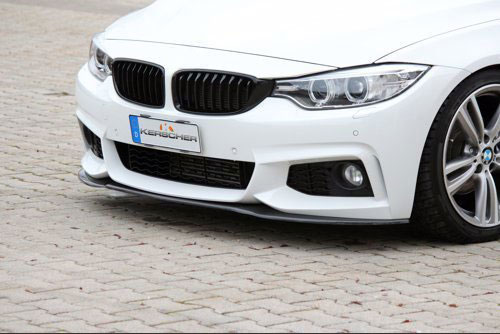 Kerscher Front Spoiler Splitter for M-technik Bumper, fits BMW 4-Series F32/33/36 Kerscher Front Spoiler Splitter for M-technik Bumper, fits BMW 4-Series F32/33/36