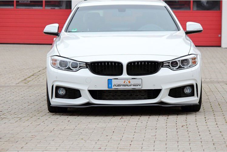 Kerscher Front Spoiler Splitter for M-technik Bumper, fits BMW 4-Series F32/33/36 Kerscher Front Spoiler Splitter for M-technik Bumper, fits BMW 4-Series F32/33/36