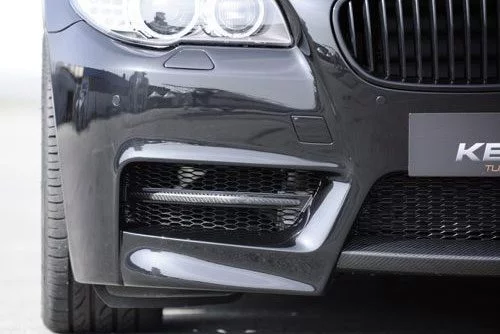 Kerscher Front Bumper Fins Carbon, fits BMW 5-Series F10/F11