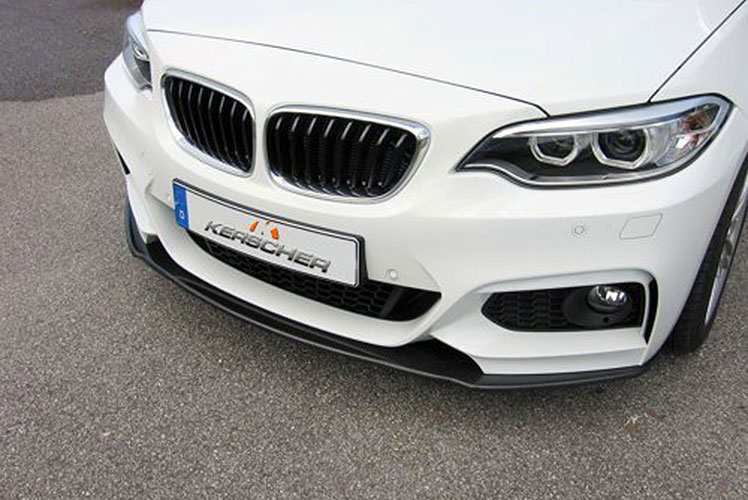 Kerscher Front Spoiler Splitter for M-Technik-Bumper, fits BMW 2-Series Kerscher Front Spoiler Splitter for M-Technik-Bumper, fits BMW 2-Series