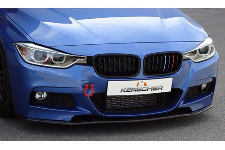 Kerscher Front Spoiler Splitter for M-Technik-Bumper, fits BMW 3-Series F30 Kerscher Front Spoiler Splitter for M-Technik-Bumper, fits BMW 3-Series F30
