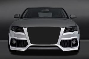 Caractere Front Bumper for Cars with Parking Sensors, fits Audi A4 B8.0