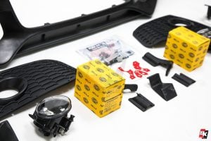 Caractere Front Bumper with Foglights, fits Audi A4 B8.5