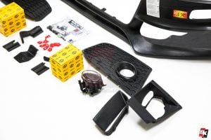 Caractere Front Bumper with Foglights, fits Audi A4 B8.5