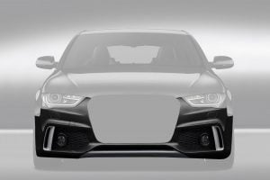 Caractere Front Bumper with Foglights, fits Audi A4 B8.5