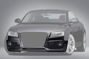 Caractere Front Bumper for Cars with Original Foglights, fits Audi A5 B8.0