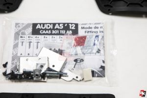Caractere Front Bumper for Cars with Parking Sensors, Headlight Washers and Foglights, fits Audi A5 B8.5