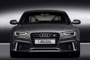 Caractere Front Bumper for Cars with Parking Sensors, Headlight Washers and Foglights, fits Audi A5 B8.5