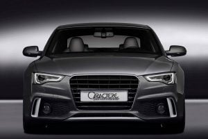 Caractere Front Bumper for Cars with Parking Sensors, Headlight Washers and Foglights, fits Audi A5 B8.5
