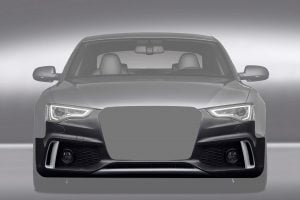 Caractere Front Bumper for Cars with Parking Sensors, Headlight Washers and Foglights, fits Audi A5 B8.5
