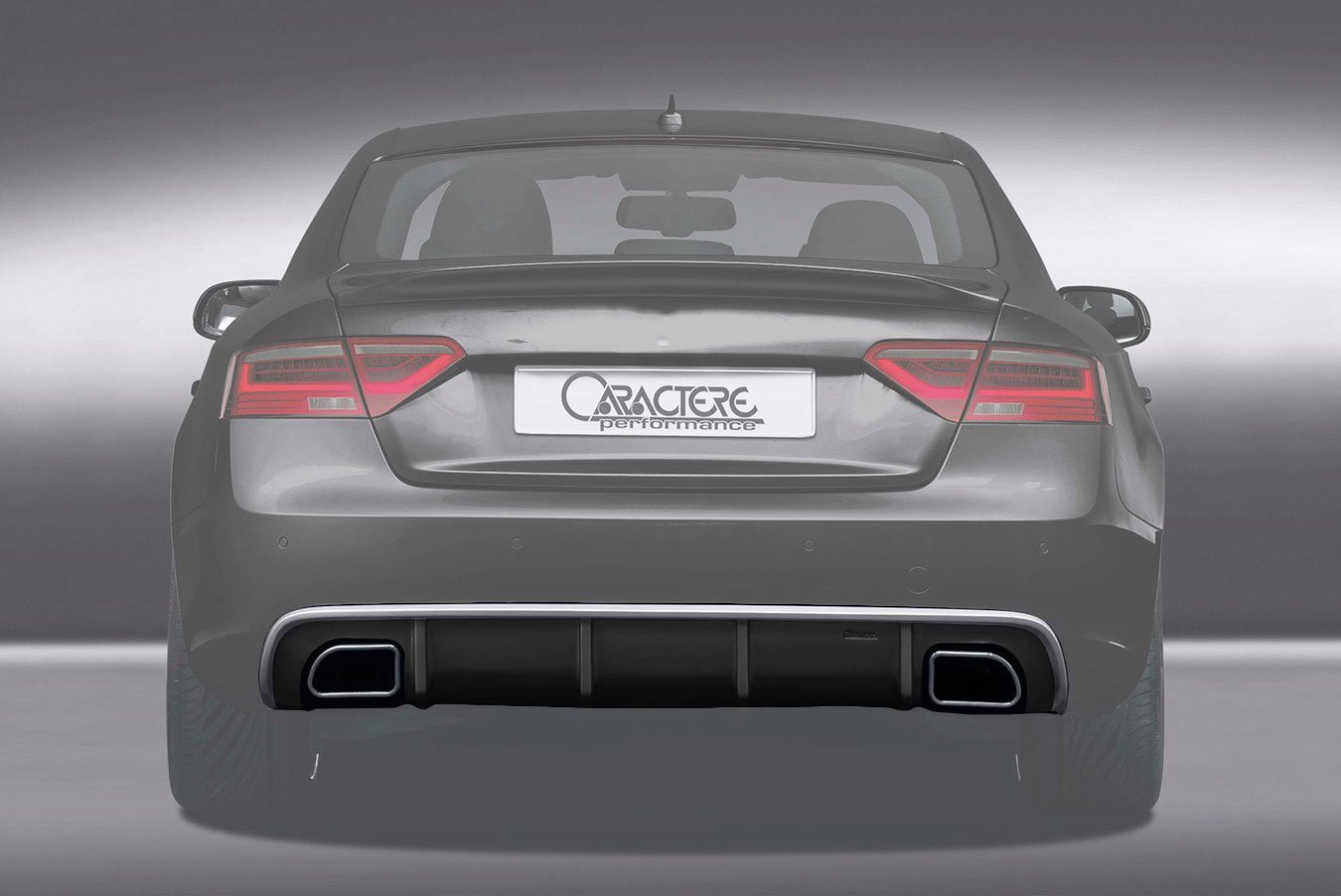 Caractere Rear Diffuser With Dual Exhaust Fits Audi A5 S5 B8 5 Sportback S Line 3 0 Tdi 1 8 2 0 3 0 Tfsi Bk Motorsport