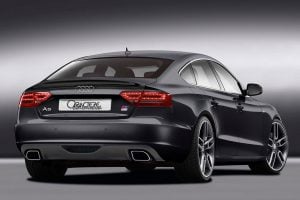 Caractere Rear Diffuser with 2 Mufflers, fits Audi A5/S5 B8.0 Sportback 2.7-3.0 TDI / 2.0 TFSI / 3.2 V6