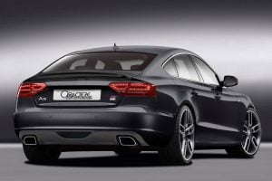 Caractere Rear Diffuser with 2 Mufflers, fits Audi A5/S5 B8.0 Sportback 2.0 TDI / 1.8 TFSI