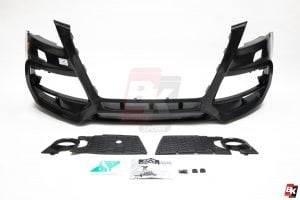 Caractere Front Bumper for Cars with Original Foglights and Parking Sensors, fits Audi Q5 B8.0