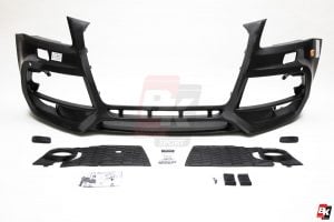 Caractere Front Bumper for Cars with Original Foglights and Parking Sensors, fits Audi Q5 B8.5