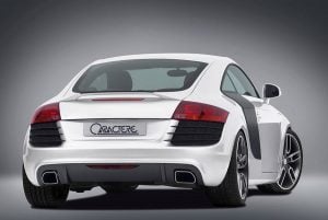 Caractere Rear Bumper for Cars Prepared for Caractere Muffler, fits Audi TT Mk2
