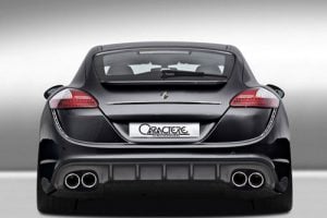 Caractere Rear Bumper With Diffuser, fits Panamera 970