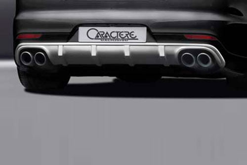 Caractere Rear Diffuser, fits Porsche Panamera 970 FL
