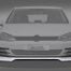 Caractere Front Spoiler, fits Volkswagen Golf 7