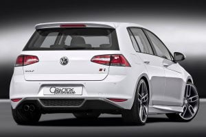 Caractere Rear Diffuser with 1 Large Cutting, fits Volkswagen 1.4 TSI / 1.8TSI / 2.0 TDI