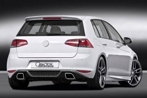 Caractere Rear Diffuser with Exhaust, fits Volkswagen Golf 7
