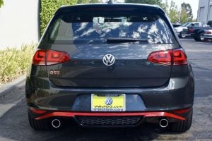 Caractere Rear Diffuser with 2 Cuttings, fits Volkswagen Golf 7 GTI