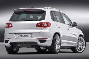 Caractere Rear Diffuser with Parking Sensors, fits Volkswagen Tiguan Mk1