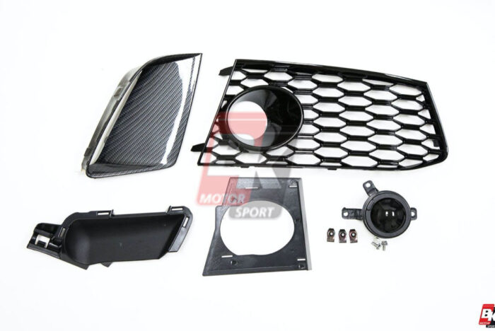 BKM Front Bumper Kit (RS-Style - Carbon), fits Audi A6/S6 C7.0