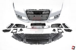 BKM Front Bumper Kit (RS-Style - Carbon), fits Audi A7/S7 C7.0