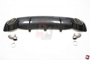 BKM Rear Diffuser (RS Style - Carbon), fits Audi A7 C7.0