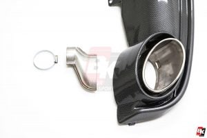 BKM Rear Diffuser (RS Style - Carbon), fits Audi A7 C7.0