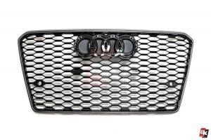 BKM Front Bumper Kit with Rear Diffuser (RS Style - Carbon), fits Audi A7 C7.0