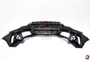 BKM Front Bumper Kit with Rear Diffuser (RS Style - Carbon), fits Audi A7 C7.0