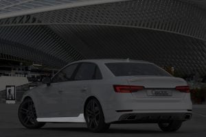 Caractere Side Skirts, fits Audi A4/S4 B9