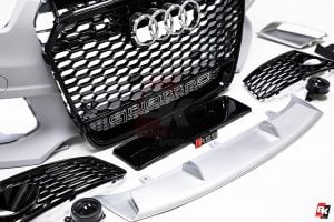 BKM Front Bumper Kit (RS-Style), fits Audi A6/S6 C7.0