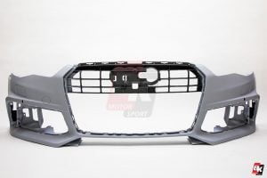 BKM Front Bumper Kit (RS Style - Carbon), fits Audi A6/S6 C7.5