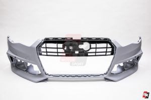 BKM Front Bumper Kit (RS Style - Carbon), fits Audi A6/S6 C7.5