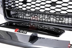 BKM Front Bumper Kit (RS Style - Carbon), fits Audi A6/S6 C7.5