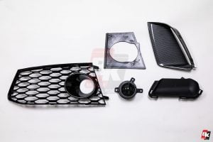 BKM Front Bumper Kit (RS Style - Carbon), fits Audi A6/S6 C7.5