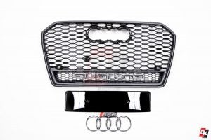 BKM Front Bumper Kit (RS Style - Carbon), fits Audi A6/S6 C7.5