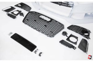 BKM Front Bumper Kit (RS Style - Carbon), fits Audi A7/S7 C7.5