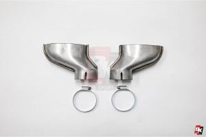 BKM Front Bumper Kit with Rear Diffuser (RS Style - Glossy Black), fits Audi A7 C7.0