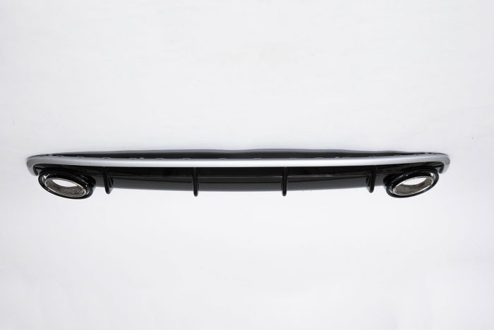 BKM Rear Diffuser (RS Style - Glossy Black), fits Audi Q7 4M