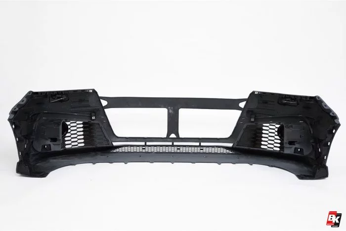 BKM Front Bumper Kit with Rear Diffuser (RS Style - Glossy Black), fits Audi Q7 4M