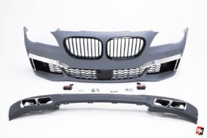 BKM Front Bumper and Rear Diffuser Set (M760 Style), fits BMW Model 7 F01-F02