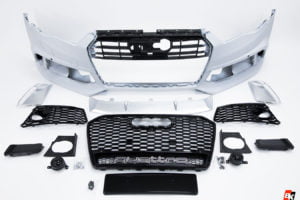 BKM Front Bumper Kit (RS Style), fits Audi A6/S6 C7.5