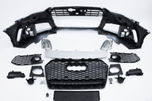 BKM Front Bumper Kit (RS Style), fits Audi A6/S6 C7.5