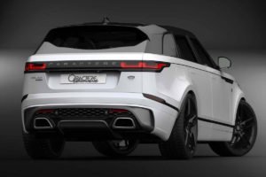 Caractere Rear Bumper with Left Exhaust Tip, fits Range Rover Velar